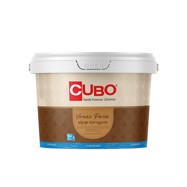 CUBO CUBOWOOD SU BAZLI VERNİKLİ PARLAK AHŞAP KORUYUCU