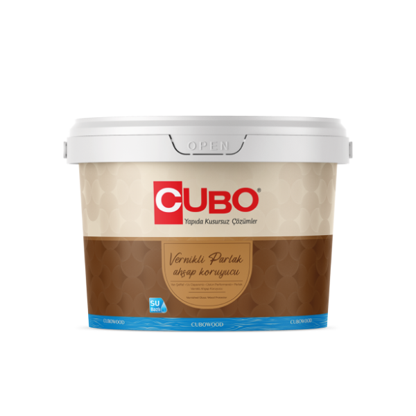 CUBO CUBOWOOD SU BAZLI VERNİKLİ PARLAK AHŞAP KORUYUCU