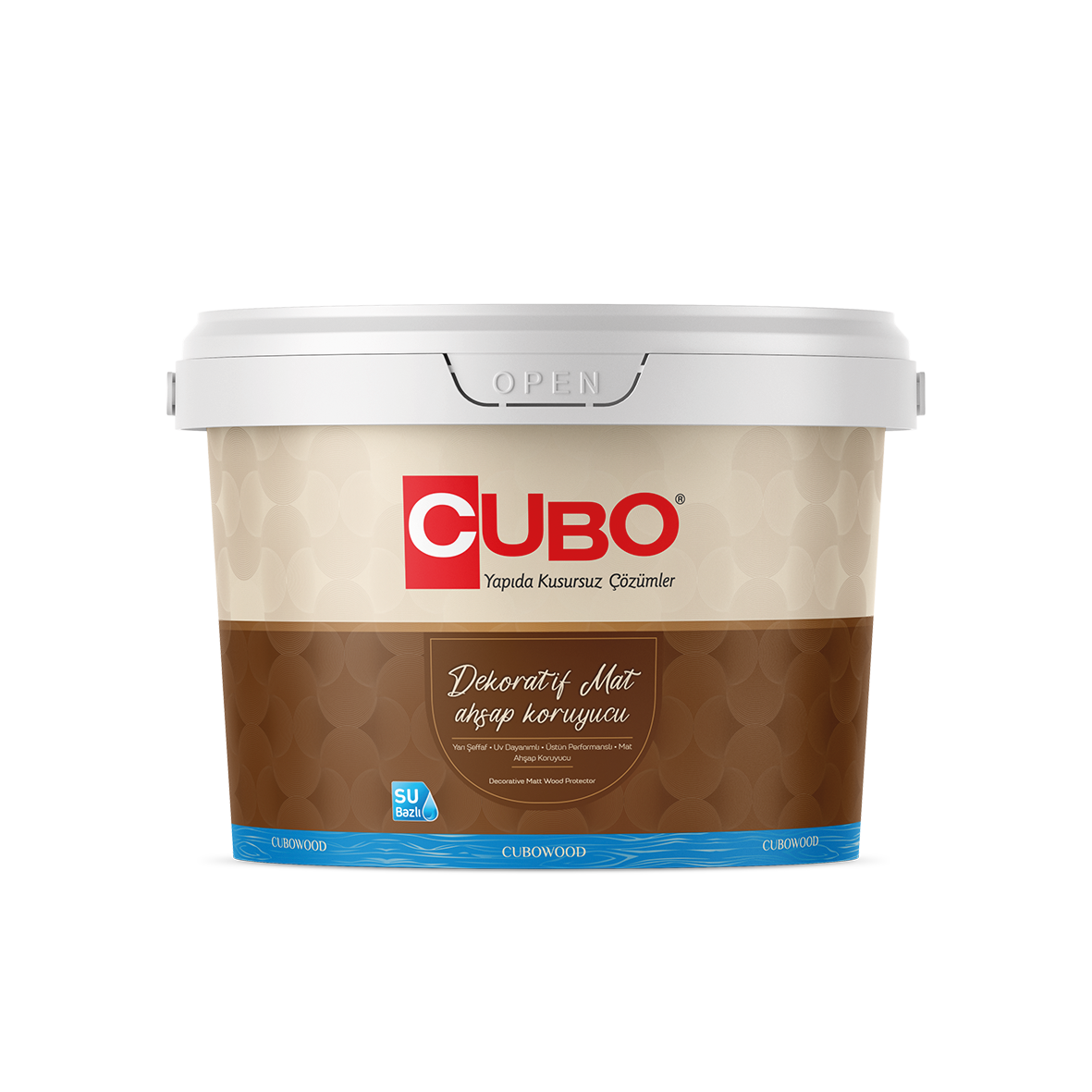 CUBO CUBOWOOD SU BAZLI DEKORATİF MAT AHŞAP KORUYUCU